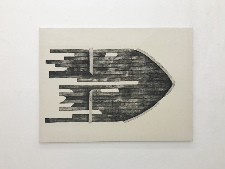 Ark | aquatint on canvas | 190x130cm